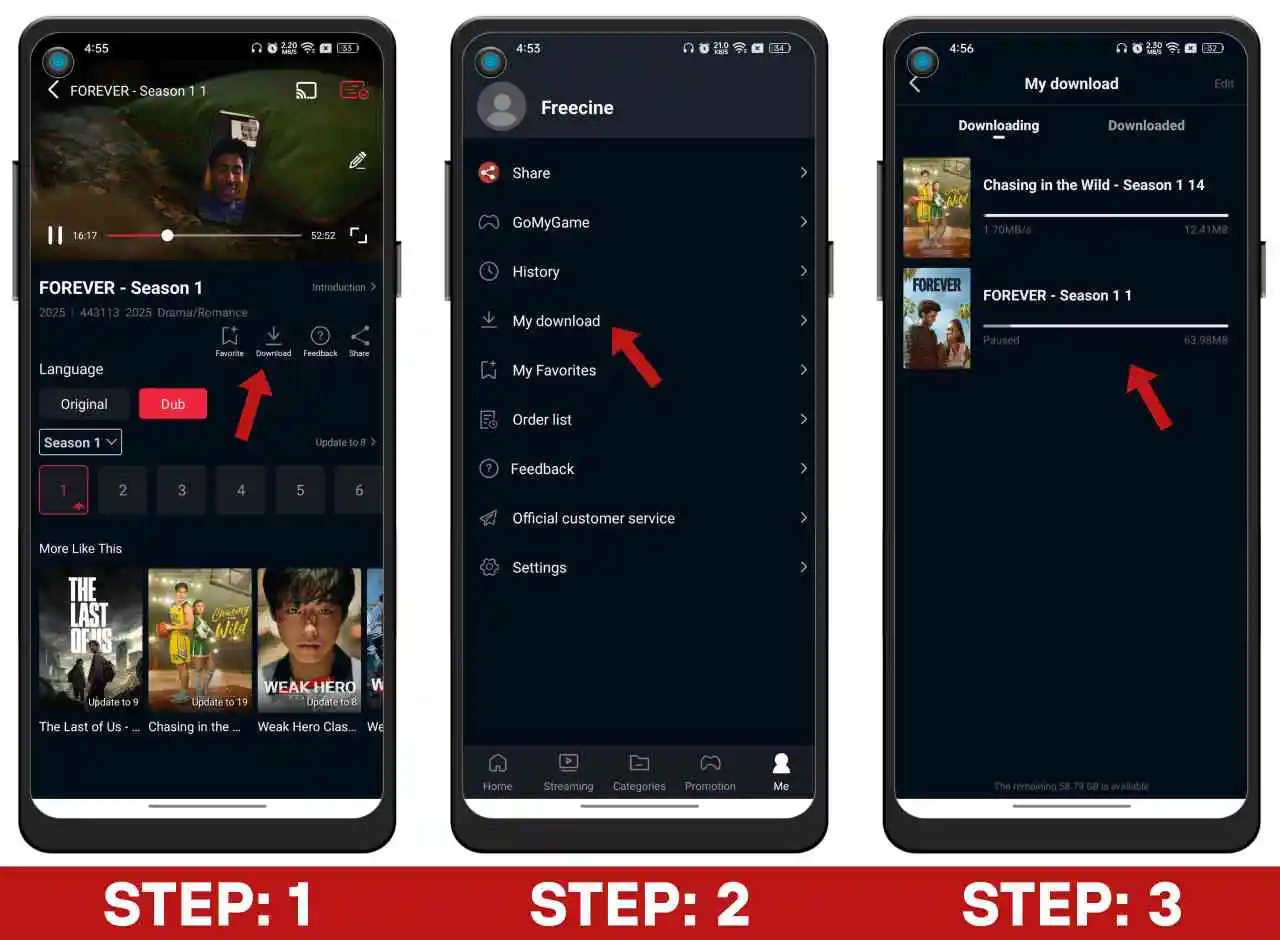 Comment télécharger des films et des séries de PPCine pour les lire hors ligne? 2 Download Movies and Series from PPCine