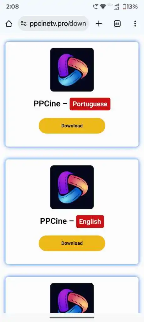 Install PPCine APK 1